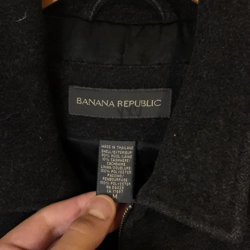 Vintage Banana Republic Wool Cashmere Jacket Men's Size M
